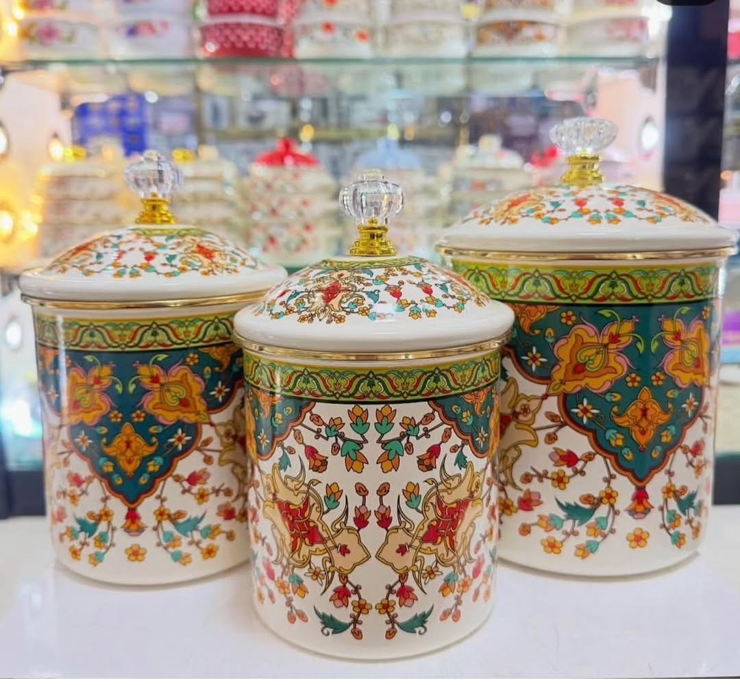 پاسماوری سه تیکه لعابی